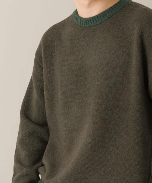 URBAN RESEARCH ROSSO MEN(アーバンリサーチロッソメン)の「『XLサイズあり』ヘリンボーン柄クルーネックニット(ニット/セーター・メンズ・カーキ/アイボリー/ネイビー/グレー/ブラック・SMALL/MEDIUM/LARGE/X-LARGE)」の18枚目の写真