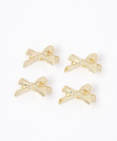 GLOBAL WORK(グローバルワーク)の「メタルミニリボンピン/AND YUA ANY/232270(ヘアピン・キッズ・シルバー/ゴールド・FREE)」の11枚目の写真