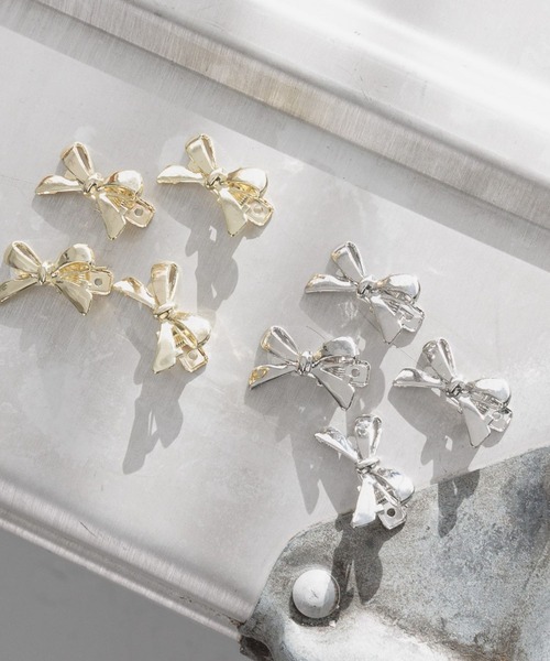 GLOBAL WORK(グローバルワーク)の「メタルミニリボンピン/AND YUA ANY/232270(ヘアピン・キッズ・シルバー/ゴールド・FREE)」の5枚目の写真