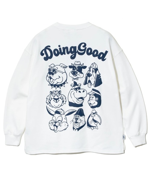 gym master/ジムマスター 10.3oz Doing Good スウットビッグTee（スウェット）｜go slow caravan（ゴースローキャラバン）