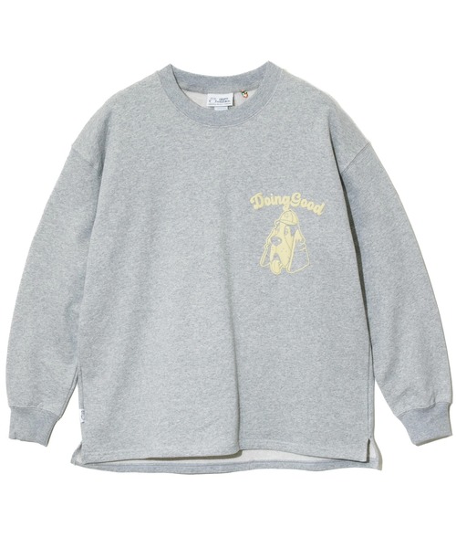 go slow caravan(ゴースローキャラバン)の「gym master/ジムマスター 10.3oz Doing Good スウットビッグTee(スウェット・メンズ・グリーン/ホワイト/杢グレー・X-LARGE/LARGE/MEDIUM)」の16枚目の写真