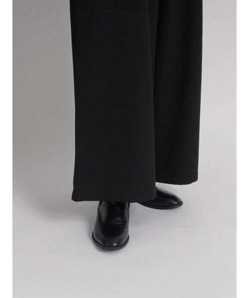 sm2rhythm（サマンサモスモスリズム）の「ウールライクタックワイドパンツ(セットアップ可)（その他パンツ・レディース・ブラック/ベージュ/グレー・L/M）」の12枚目の写真