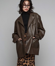 Narcissus（ナルシス）の「【Narcissus】レザージャケット（テーラードジャケット）」