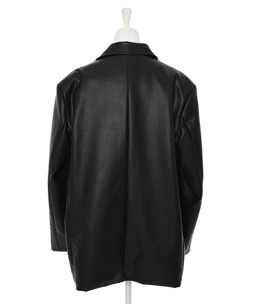 Narcissus（ナルシス）の「【Narcissus】レザージャケット（テーラードジャケット・レディース・ブラック/ブラウン・FREE）」の14枚目の写真