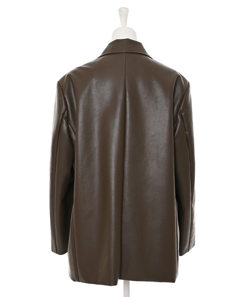 Narcissus（ナルシス）の「【Narcissus】レザージャケット（テーラードジャケット・レディース・ブラック/ブラウン・FREE）」の19枚目の写真