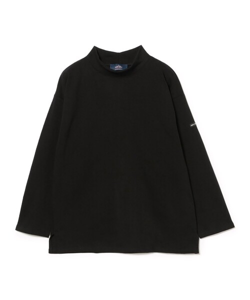 SAINT JAMES / ソリッド モックネック ロングスリーブ Tシャツ（T