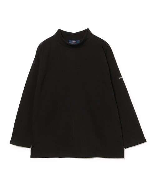 BEAMS F(ビームスエフ)の「SAINT JAMES / ソリッド モックネック ロングスリーブ Tシャツ(Tシャツ/カットソー・メンズ・ブラック/グリーン系その他5・4)」の3枚目の写真