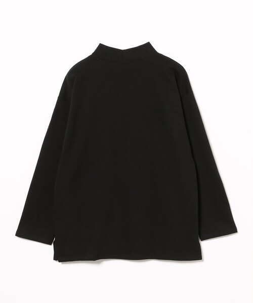 BEAMS F(ビームスエフ)の「SAINT JAMES / ソリッド モックネック ロングスリーブ Tシャツ(Tシャツ/カットソー・メンズ・ブラック/グリーン系その他5・4)」の4枚目の写真