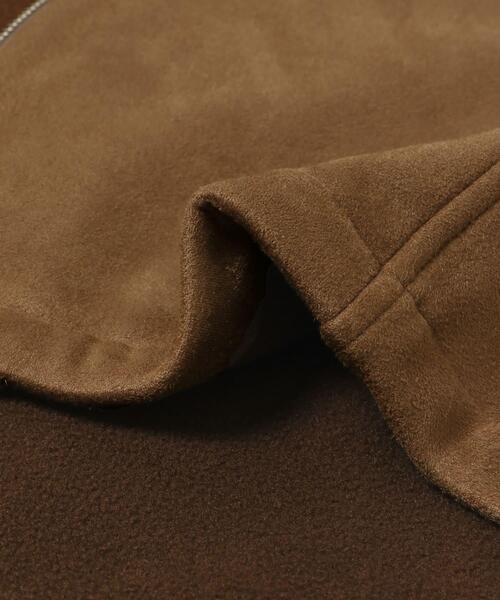 ITEMS URBANRESEARCH（アイテムズ アーバンリサーチ）の「裏フリース F.S. シングル ライダース（ライダースジャケット・メンズ・ブラック/チャコールグレー/ブラウン・MEDIUM/LARGE）」の16枚目の写真