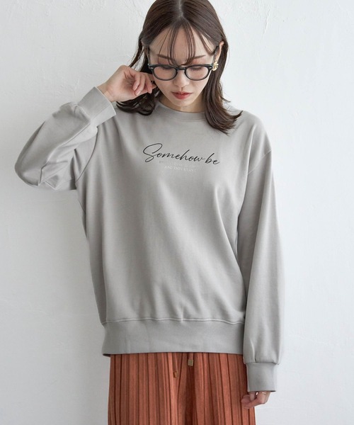 ikka(イッカ)の「【親子コーデ】裏毛ロゴフォトスウェット(スウェット・レディース・ピンク/ミント/オフホワイト/チャコールグレー/ライトグレー・M/L/S)」の17枚目の写真