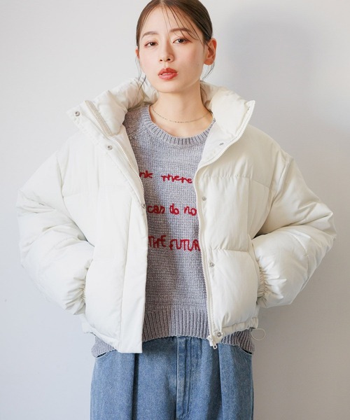 LAKOLE(ラコレ)の「パファージャケット / 128969(ブルゾン・レディース・レモンイエロー/ブラック/アイボリー・MEDIUM/SMALL)」の1枚目の写真