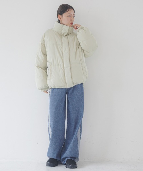 LAKOLE(ラコレ)の「パファージャケット / 128969(ブルゾン・レディース・レモンイエロー/ブラック/アイボリー・MEDIUM/SMALL)」の11枚目の写真