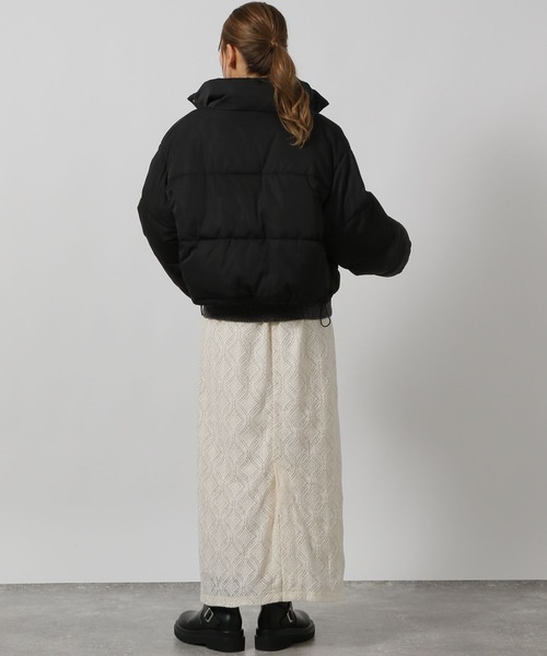 LAKOLE(ラコレ)の「パファージャケット / 128969(ブルゾン・レディース・レモンイエロー/ブラック/アイボリー・MEDIUM/SMALL)」の15枚目の写真