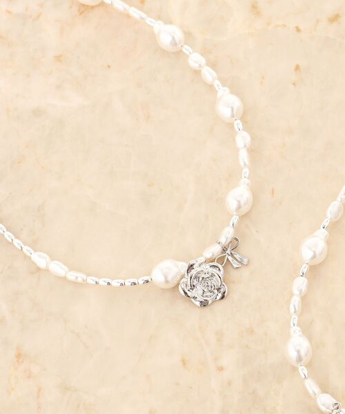 MAJESTIC LEGON（マジェスティックレゴン）の「モチーフパールネックレス（ネックレス・レディース・A/B・FREE）」の6枚目の写真
