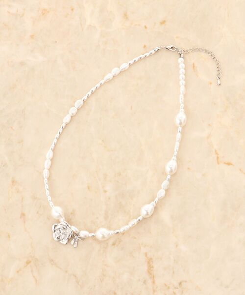 MAJESTIC LEGON（マジェスティックレゴン）の「モチーフパールネックレス（ネックレス・レディース・A/B・FREE）」の7枚目の写真