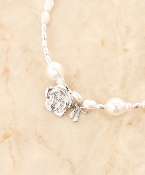 MAJESTIC LEGON（マジェスティックレゴン）の「モチーフパールネックレス（ネックレス・レディース・A/B・FREE）」の8枚目の写真