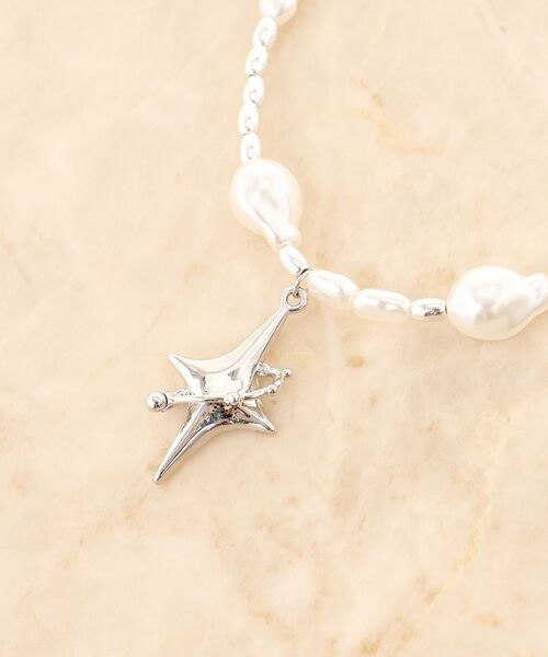 MAJESTIC LEGON（マジェスティックレゴン）の「モチーフパールネックレス（ネックレス・レディース・A/B・FREE）」の9枚目の写真