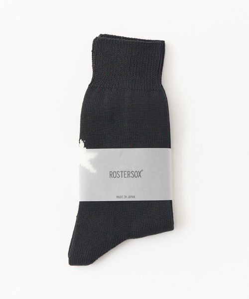 ROSTER SOX(ロスターソックス)の「ROSTER SOX/ロスターソックス Star by X ソックス スター 2026年春夏(ソックス/靴下・メンズ・ホワイト/ブラック・25-27/23-25)」の6枚目の写真