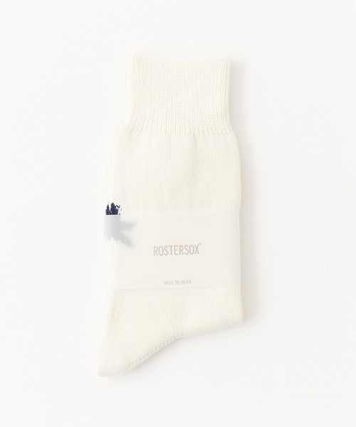 ROSTER SOX(ロスターソックス)の「ROSTER SOX/ロスターソックス Star by X ソックス スター 2026年春夏(ソックス/靴下・メンズ・ホワイト/ブラック・25-27/23-25)」の3枚目の写真