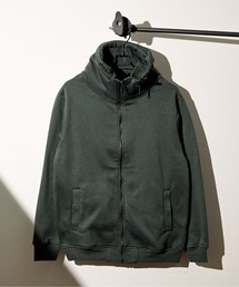 2-10B8 裏起毛スタンドジップブルゾン スウェットジャケット ボリュームネック ハイネック