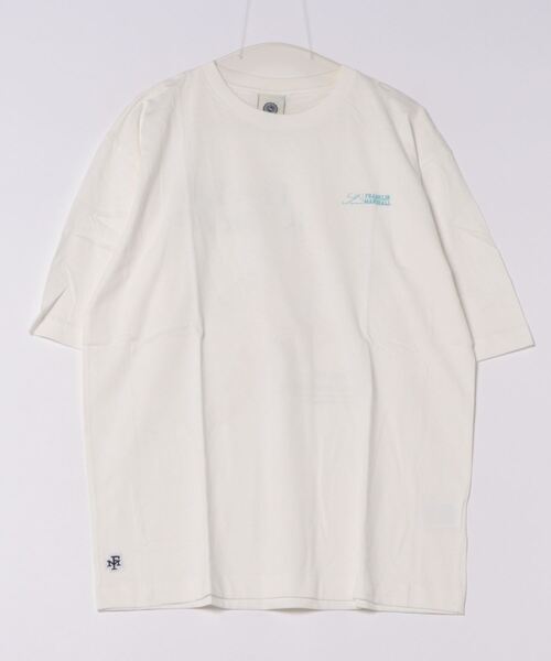 FRANKLIN & MARSHALL（フランクリンマーシャル）の「【SIXSENCERECORD×FRANKLIN & MARSHALL】BACKプリントS/S TEE（Tシャツ/カットソー・レディース・ホワイト/ブラック・MEDIUM/LARGE）」の5枚目の写真