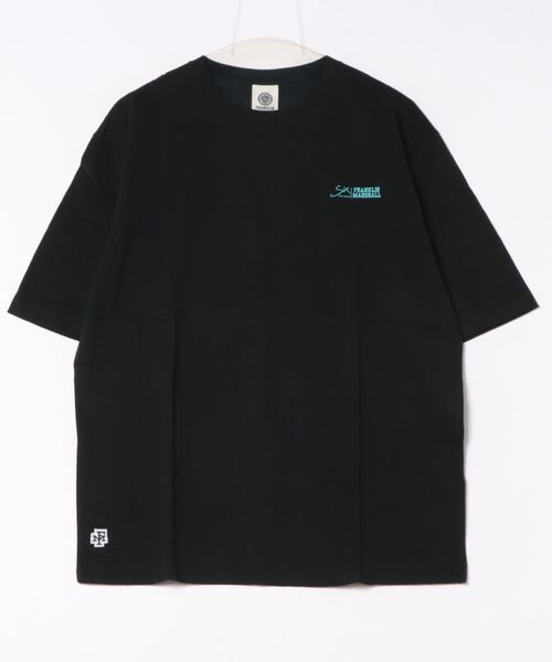 FRANKLIN & MARSHALL（フランクリンマーシャル）の「【SIXSENCERECORD×FRANKLIN & MARSHALL】BACKプリントS/S TEE（Tシャツ/カットソー・レディース・ホワイト/ブラック・MEDIUM/LARGE）」の4枚目の写真