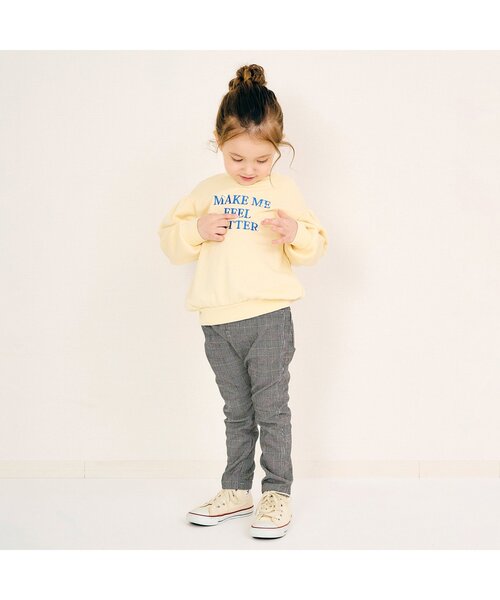 apres les cours（アプレレクール）の「【あったか】7days Style pants/裏起毛スキニーパンツ（その他パンツ・キッズ・ブラック/インディゴブルー/チェック・80/110/120/90/100/130/140）」の5枚目の写真