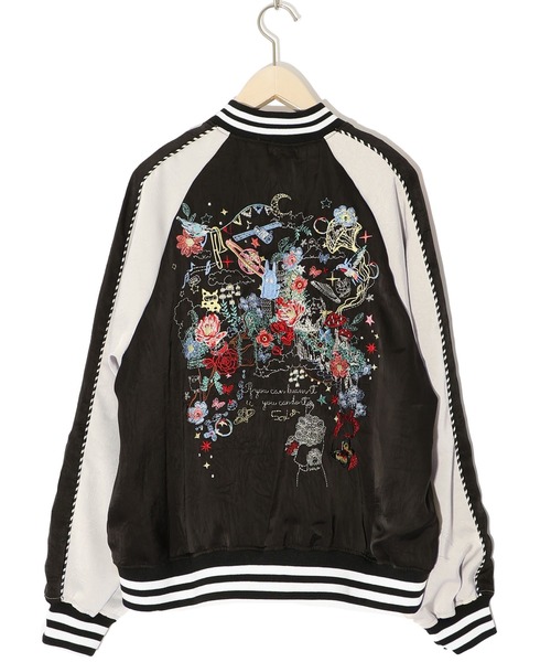 ScoLar（スカラー）の「143654：25周年記念刺繍 プレミアブルゾン（ブルゾン・レディース・ピンク/ブラック・M）」の15枚目の写真