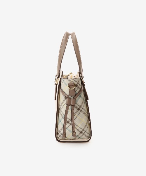 【セール】サイドチェックハンドバッグ（ハンドバッグ）｜& chouette（アンドシュエット）