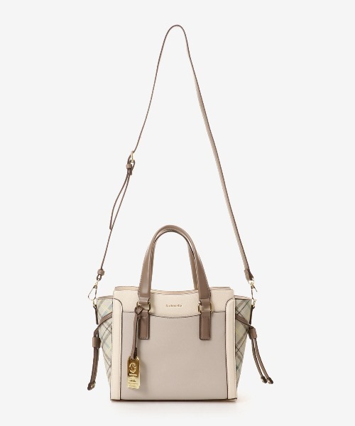 【セール】サイドチェックハンドバッグ（ハンドバッグ）｜& chouette（アンドシュエット）