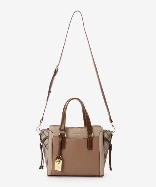 【セール】サイドチェックハンドバッグ（ハンドバッグ）｜& chouette（アンドシュエット）