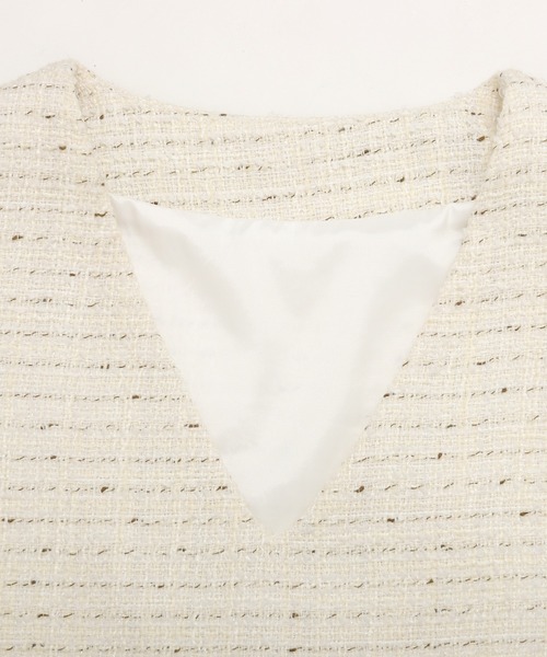 MERAKI（メラキ）の「ツイードジレ（ベスト・レディース・ホワイト/ピンク/ブラック・FREE）」の22枚目の写真