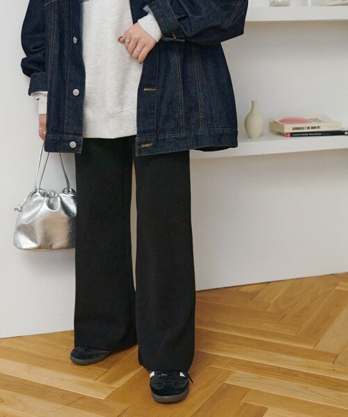 【人気完売・極美品】パステル・ドクシタニ ニット フレア パンツ 1 セール】【WEB限定】ニットフレアパンツ（その他パンツ）｜DISCOAT