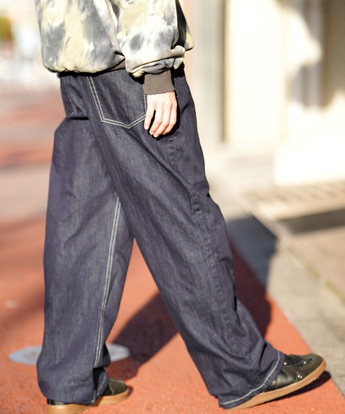 ワイド イージー デニム パンツ（デニムパンツ）｜THE MILES（ザ マイルズ）