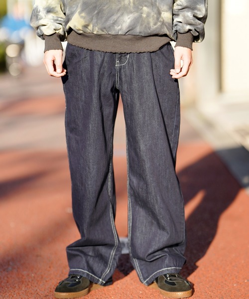 ワイド イージー デニム パンツ（デニムパンツ）｜THE MILES（ザ マイルズ）