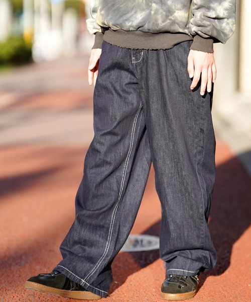 ワイド イージー デニム パンツ（デニムパンツ）｜THE MILES（ザ マイルズ）