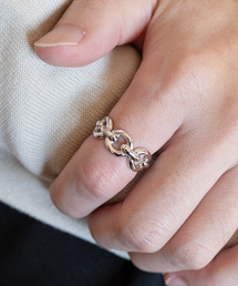 SENTI（センティ）の「SENTI センティ / CHAIN RING シルバー925チェーンリング 指輪 / 4501（リング）」