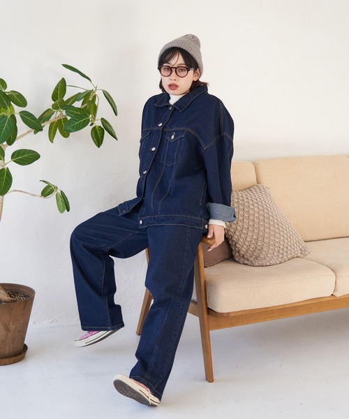 NAO(ナオ)の「カーブラインパンツ(デニムパンツ・レディース・その他/ブラック/ワンウォッシュ・MEDIUM)」の19枚目の写真