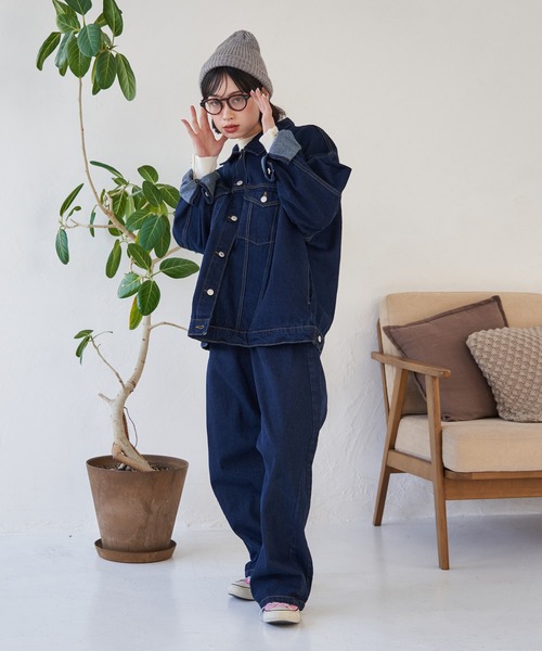NAO(ナオ)の「カーブラインパンツ(デニムパンツ・レディース・その他/ブラック/ワンウォッシュ・MEDIUM)」の20枚目の写真