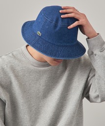 LACOSTE（ラコステ）の「【LACOSTE】デニムバケットハット L1262（ハット）」