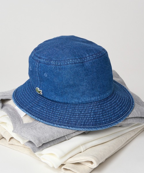 セール】【LACOSTE】デニムバケットハット L1262（ハット）｜LACOSTE
