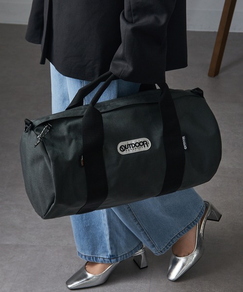 OUTDOOR PRODUCTS（アウトドアプロダクツ）の「【OUTDOOR PRODUCTS】ロールボストン 231 LARGE（ショルダーバッグ・レディース・スカイブルー/グレー/グリーン/バーガンディー/ライム/ネイビー/ベージュ/パープル/オレンジ/ブラック/レッド/ピンク・FREE）」の3枚目の写真
