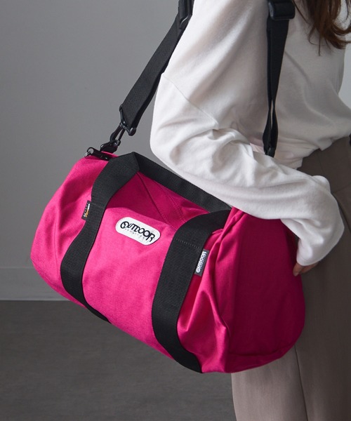 OUTDOOR PRODUCTS（アウトドアプロダクツ）の「【OUTDOOR PRODUCTS】ロールボストン 231 LARGE（ショルダーバッグ・レディース・スカイブルー/グレー/グリーン/バーガンディー/ライム/ネイビー/ベージュ/パープル/オレンジ/ブラック/レッド/ピンク・FREE）」の9枚目の写真