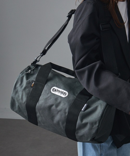 OUTDOOR PRODUCTS（アウトドアプロダクツ）の「【OUTDOOR PRODUCTS】ロールボストン 231 LARGE（ショルダーバッグ・レディース・スカイブルー/グレー/グリーン/バーガンディー/ライム/ネイビー/ベージュ/パープル/オレンジ/ブラック/レッド/ピンク・FREE）」の16枚目の写真