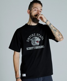 Schott/ショット/T-SHIRT COLOR FLOCKY BLACK PANTHER/カラーフロッキー ブラックパンサー