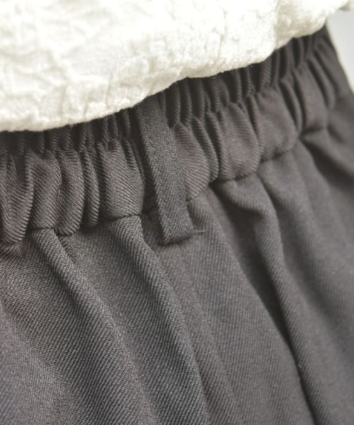 axes femme（アクシーズファム）の「サイドチェックワイドパンツ（その他パンツ・レディース・ネイビー/ブラック・FREE）」の18枚目の写真