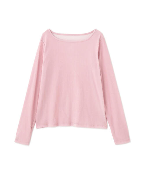 FREE'S MART（フリーズマート）の「◆［MFM］フロッキーラウンドネックカットソー（Tシャツ/カットソー・レディース・グレー/ブラック/ホワイト/ピンク・FREE）」の21枚目の写真