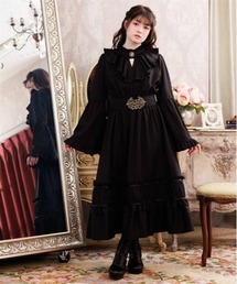 axes femme | 姫袖風ラッフルフリルワンピース(ワンピース)