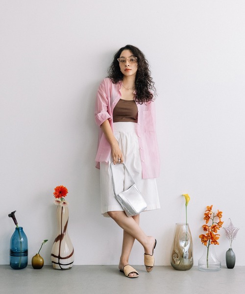 Beau're(ヴュレ)の「BEAURE ヴュレ カウレザー バケツ型 ワンマイル BAG(ショルダーバッグ・レディース・ベージュ系その他/ライトブルー/ブラック/ブラウン/レッド/アイボリー/シルバー・FREE)」の17枚目の写真