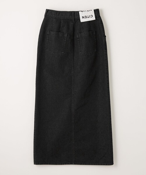 CITEN（シテン）の「＜CITEN＞ラメデニムロングスカート（スカート・レディース・ブラック・S/M）」の8枚目の写真